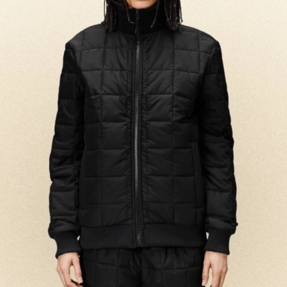 RAINS Liner High Neck Jacket Black NWT - Picture 4 of 16